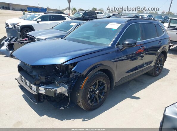 7FARS6H50SE100127 2025 HONDA CR-V Dark Blue Передня ліва чверть