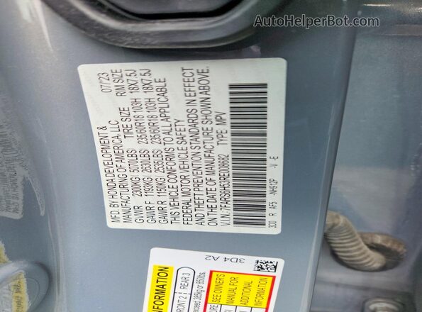7FARS6H53RE008682 2024 HONDA CR-V Gray Engine compartment view