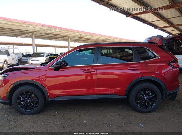 7FARS6H53SE054728 2025 HONDA CR-V Red Панорамний вид салону 360°