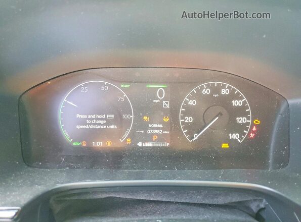 7FARS6H53SE112885 2025 HONDA CR-V Серый Вид щитка приборов