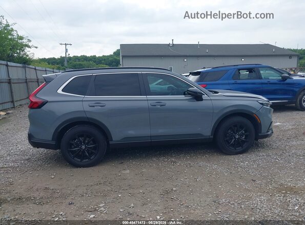 7FARS6H54PE031336 2023 HONDA CR-V Gray Вид задньої частини салону