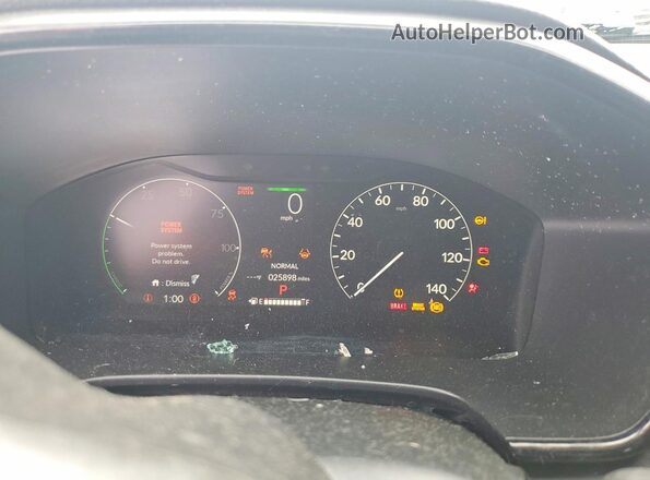 7FARS6H54SE079587 2025 HONDA CR-V Silver Instrument cluster view