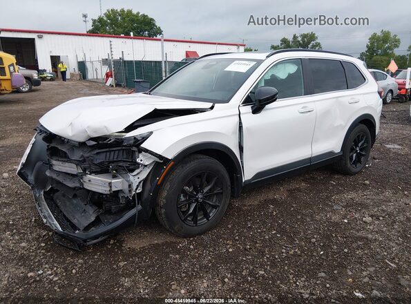 7FARS6H55SE052303 2025 HONDA CR-V White Առջևի ձախ երեք քառորդ տեսարան
