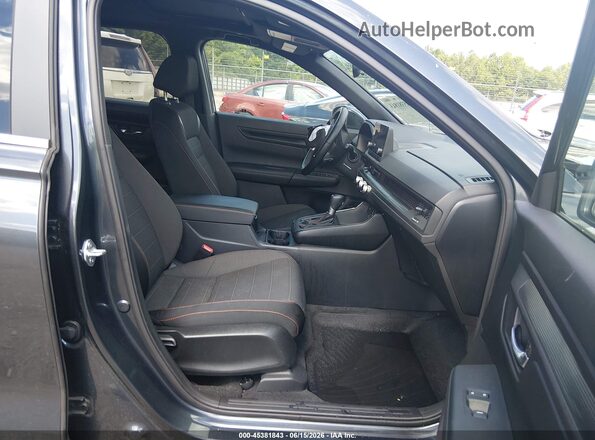7FARS6H55SE058702 2025 HONDA CR-V Black Вид салону спереду