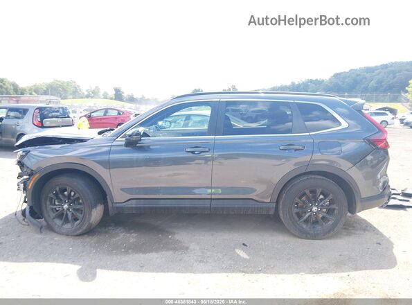 7FARS6H55SE058702 2025 HONDA CR-V Black Панорамний вид салону 360°