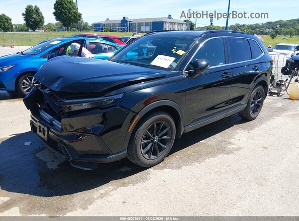 7FARS6H56PE006261 2023 HONDA CR-V Black წინა მარცხენა ხედი სამი მეოთხედიდან