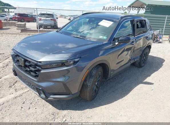 7FARS6H56RE077916 2024 HONDA CR-V Gray Передня ліва чверть