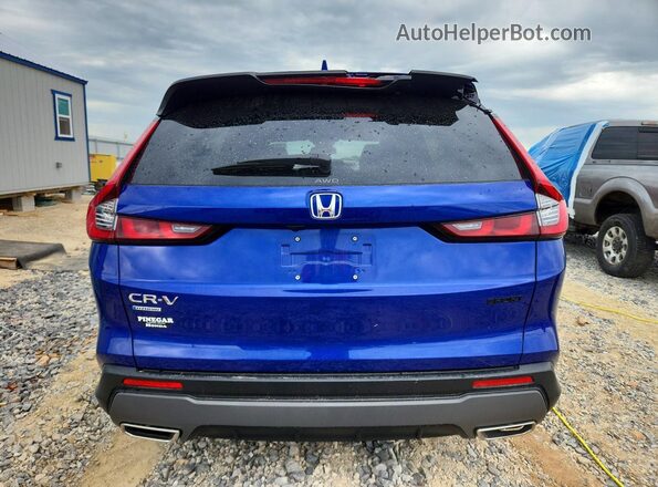 7FARS6H57SE047684 2025 HONDA CR-V Blue უკანა ხედი