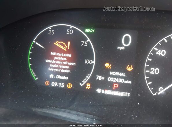 7FARS6H57TE104886 2026 HONDA CR-V White Вид щитка приладів