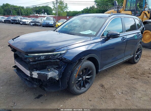 7FARS6H58SE032756 2025 HONDA CR-V Blue Vista tres cuartos delantera izquierda