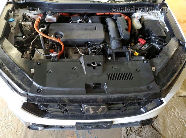 7FARS6H58SE062257 2025 HONDA CR-V White ძრავის განყოფილების ხედი