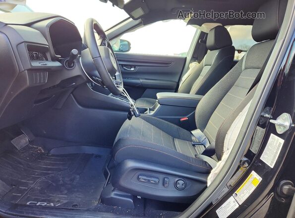 7FARS6H5XTE049799 2026 HONDA CR-V Black Front interior view