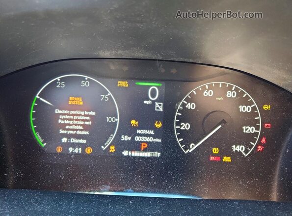 7FARS6H5XTE049799 2026 HONDA CR-V Black Instrument cluster view