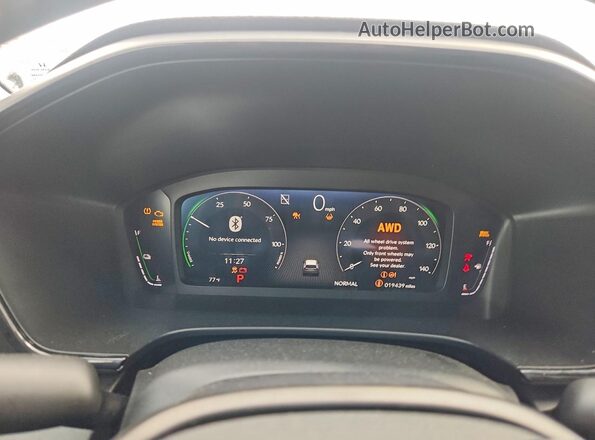 7FARS6H61TE024699 2026 HONDA CR-V Green Vista del cuadro de instrumentos