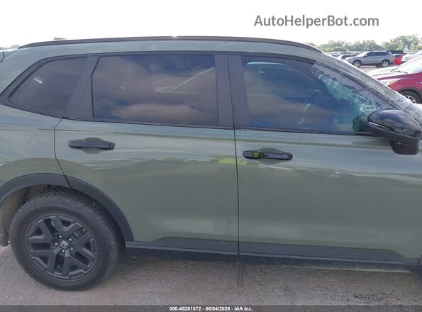 7FARS6H62TE047442 2026 HONDA CR-V Green Rear interior view