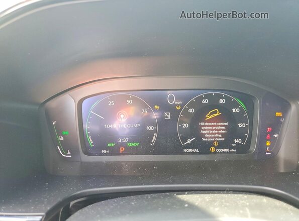 7FARS6H6XTE121609 2026 HONDA CR-V Green ხელსაწყოთა პანელის ხედი