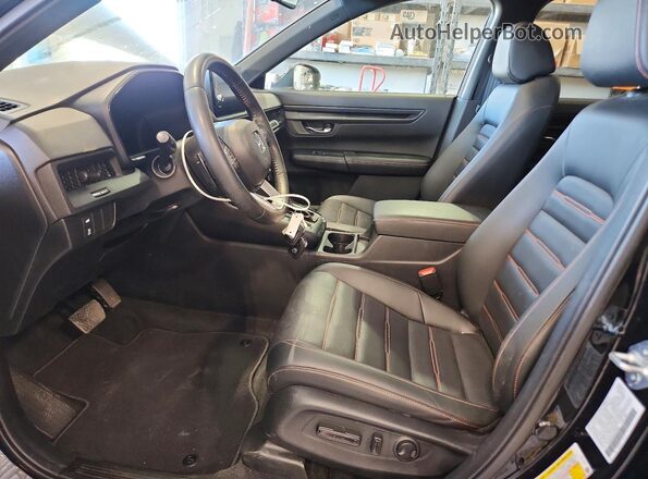 7FARS6H80SE042885 2025 HONDA CR-V Black Вид салону спереду