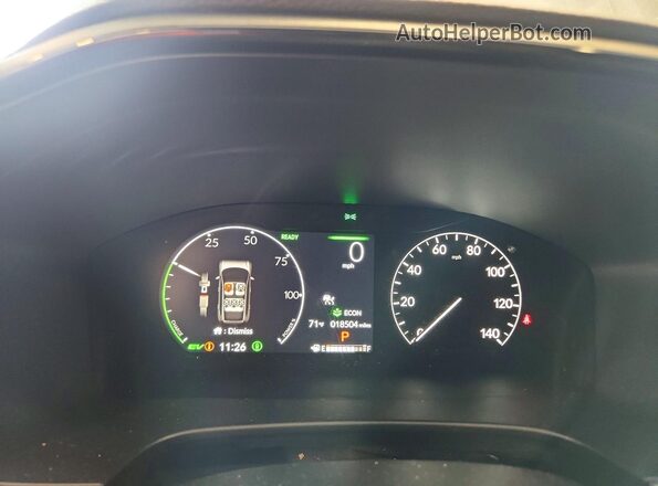 7FARS6H80SE042885 2025 HONDA CR-V Black Вид щитка приладів