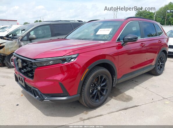 7FARS6H81RE042291 2024 HONDA CR-V Red წინა მარცხენა ხედი სამი მეოთხედიდან