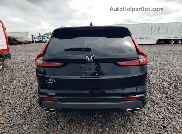 7FARS6H81RE078143 2024 HONDA CR-V Black Widok z tyłu