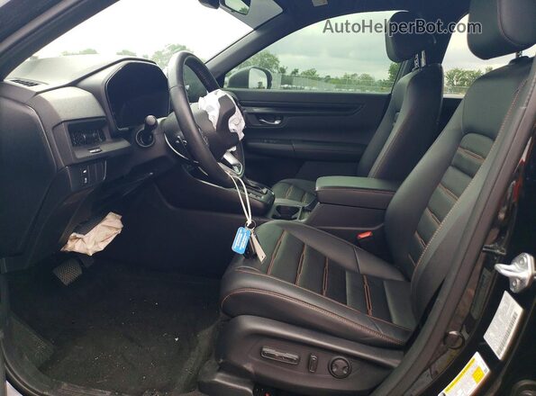 7FARS6H81RE078143 2024 HONDA CR-V Black Widok wnętrza z przodu