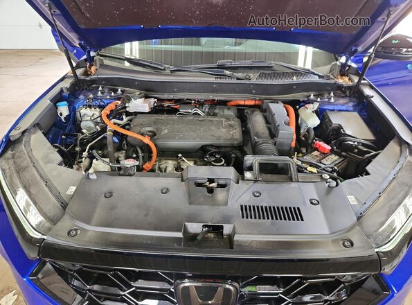 7FARS6H82RE047998 2024 HONDA CR-V Blue Widok komory silnika