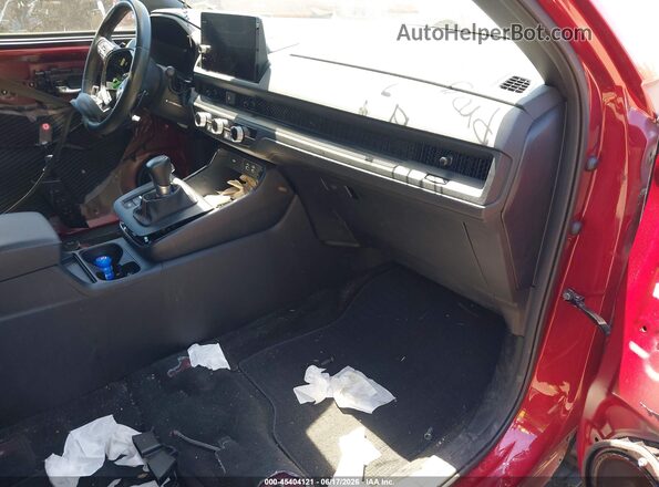 7FARS6H82SE008320 2025 HONDA CR-V HYBRID Red Widok wnętrza z przodu