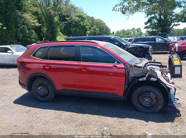 7FARS6H82SE008320 2025 HONDA CR-V HYBRID Red Widok wnętrza z tyłu