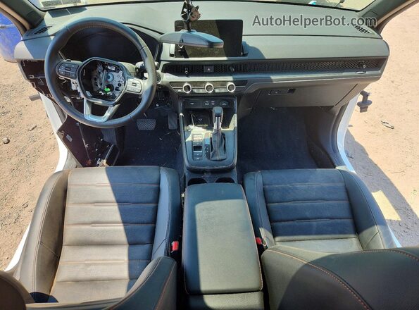 7FARS6H82SE082191 2025 HONDA CR-V Белый Вид панели приборов