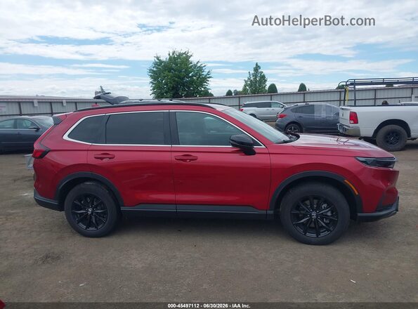 7FARS6H83RE054958 2024 HONDA CR-V Красный Панорамный вид салона 360°