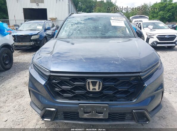 7FARS6H84RE001881 2024 HONDA CR-V HYBRID Blue Вид спереду