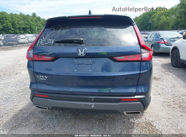 7FARS6H84RE001881 2024 HONDA CR-V HYBRID Blue 
