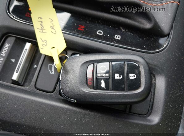 7FARS6H84SE013728 2025 HONDA CR-V Gray Dashboard view