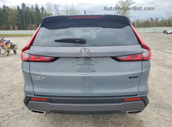 7FARS6H84SE035308 2025 HONDA CR-V Gray უკანა ხედი