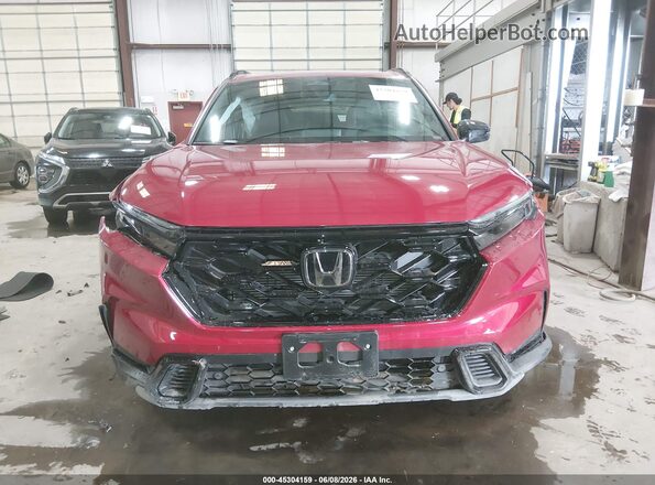7FARS6H85SE047810 2025 HONDA CR-V Red Widok zestawu wskaźników
