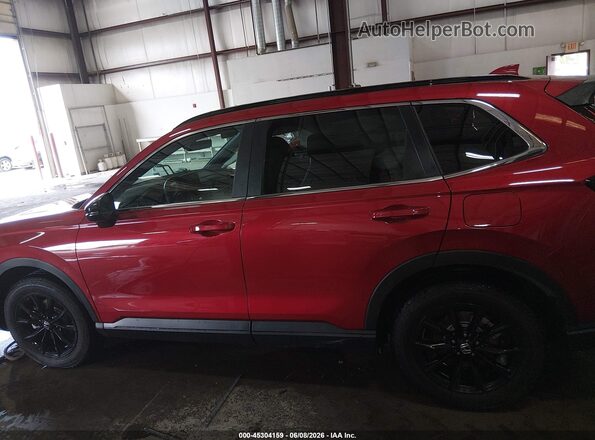 7FARS6H85SE047810 2025 HONDA CR-V Red Widok wnętrza 360 stopni