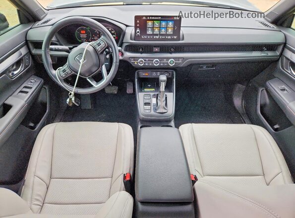 7FARS6H85SE073257 2025 HONDA CR-V Gray Widok deski rozdzielczej