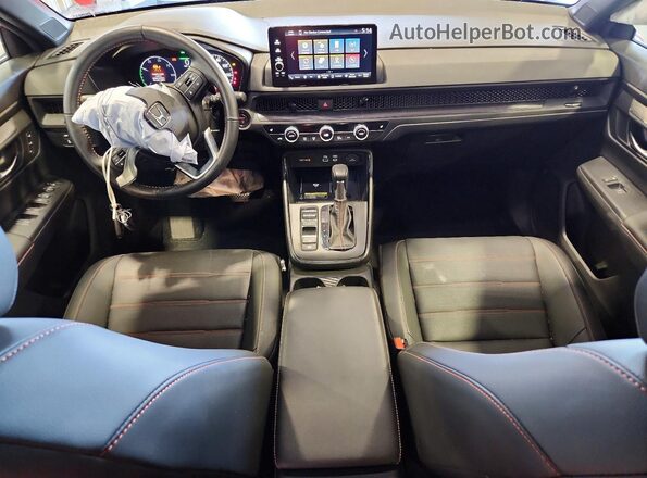 7FARS6H85SE105978 2025 HONDA CR-V Red Dashboard view
