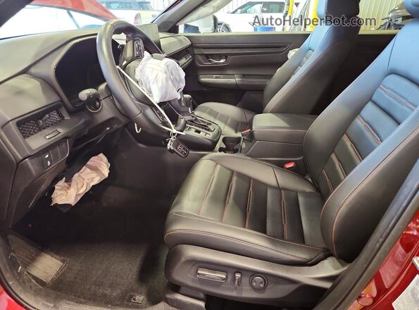 7FARS6H85SE105978 2025 HONDA CR-V Red Front interior view