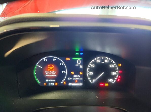 7FARS6H85SE105978 2025 HONDA CR-V Red Instrument cluster view