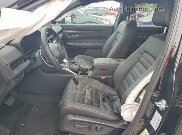 7FARS6H86TE107577 2026 HONDA CR-V Black Widok wnętrza z przodu