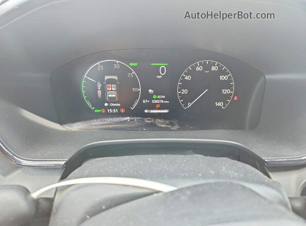 7FARS6H87RE021123 2024 HONDA CR-V Blue Widok zestawu wskaźników