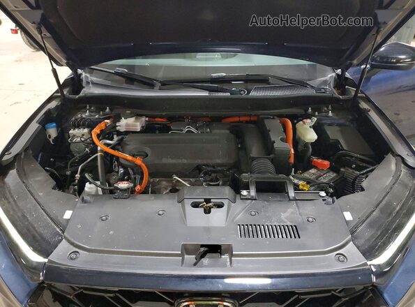 7FARS6H87SE108218 2025 HONDA CR-V Blue Vista del compartimento del motor