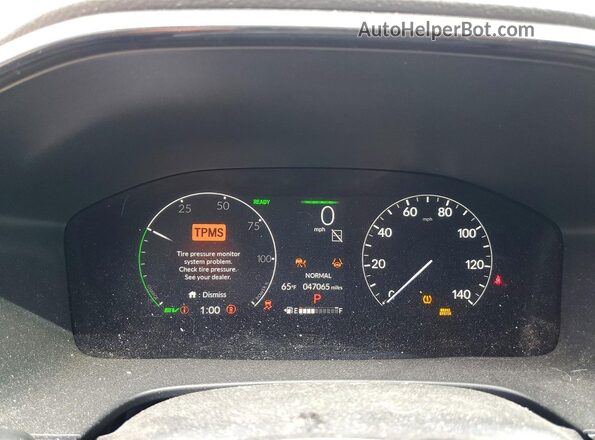 7FARS6H89SE055053 2025 HONDA CR-V Gray ხელსაწყოთა პანელის ხედი