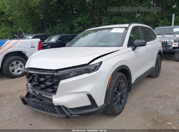 7FARS6H8XTE070257 2026 HONDA CR-V White Առջևի ձախ երեք քառորդ տեսարան
