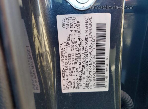 7FARS6H90PE037962 2023 HONDA CR-V Charcoal 