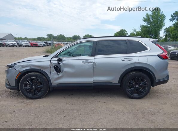 7FARS6H91PE010334 2023 HONDA CR-V Silver Rear interior view
