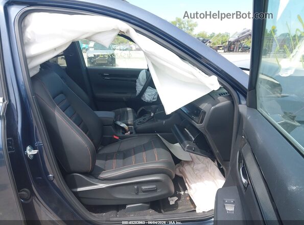 7FARS6H91SE005787 2025 HONDA CR-V HYBRID Blue Front interior view