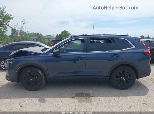 7FARS6H91SE005787 2025 HONDA CR-V HYBRID Blue Rear interior view