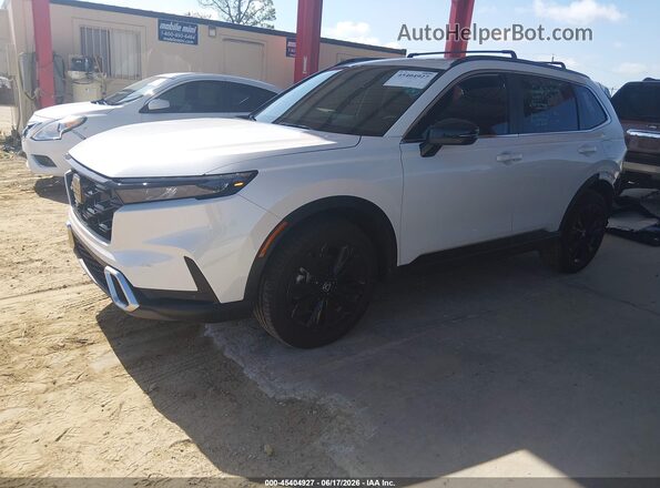 7FARS6H92RE031289 2024 HONDA CR-V HYBRID White Առջևի ձախ երեք քառորդ տեսարան